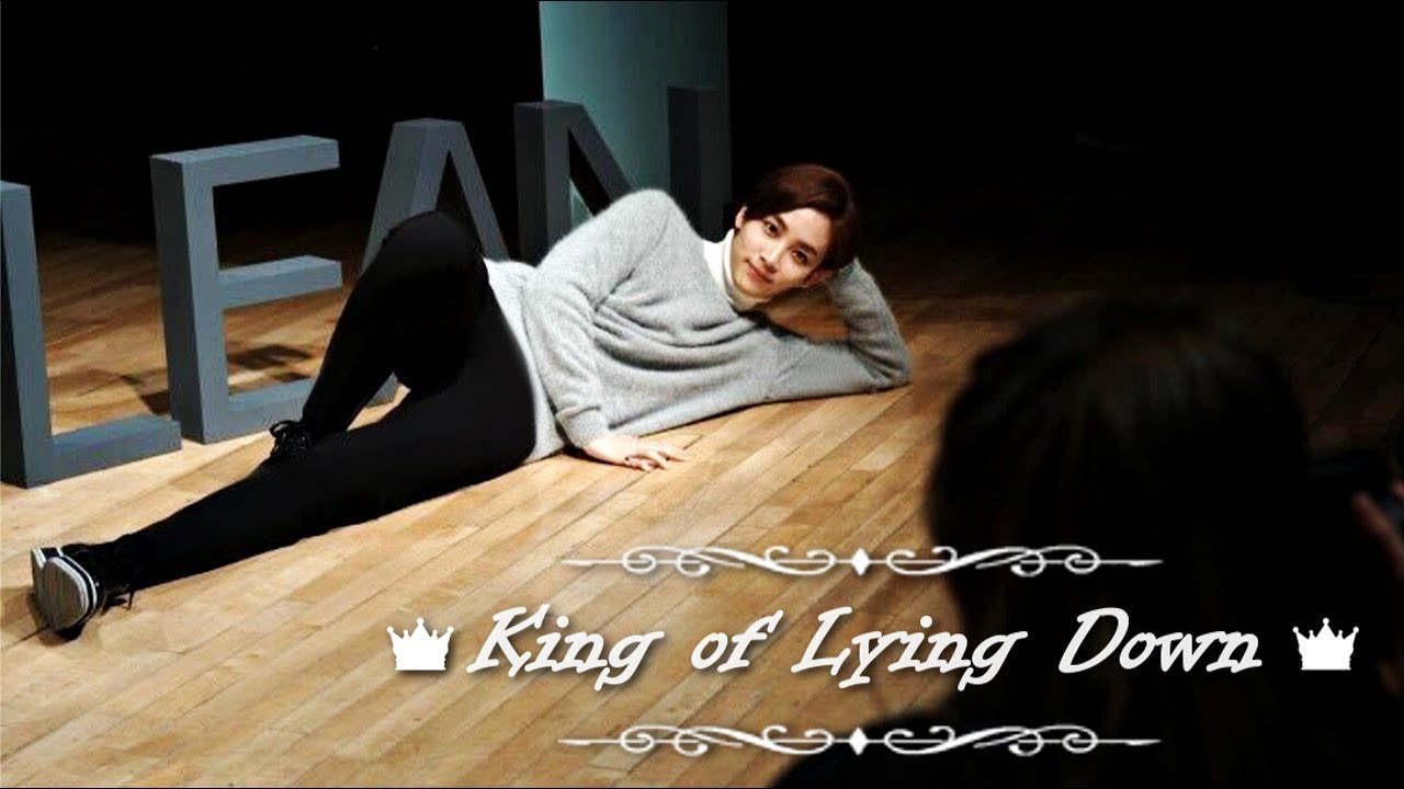 Seventeen Jeonghan Laying down anywhere everywhere
