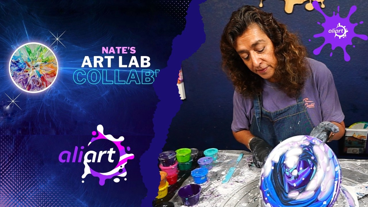 Cloud Pour Collaboration with Nate Bright | Soft Cells + Dreamy Movement