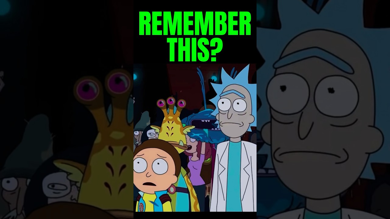 REMEMBER THIS?🤔 #rickandmorty #Animation #Comedy #Action #Sciencefiction