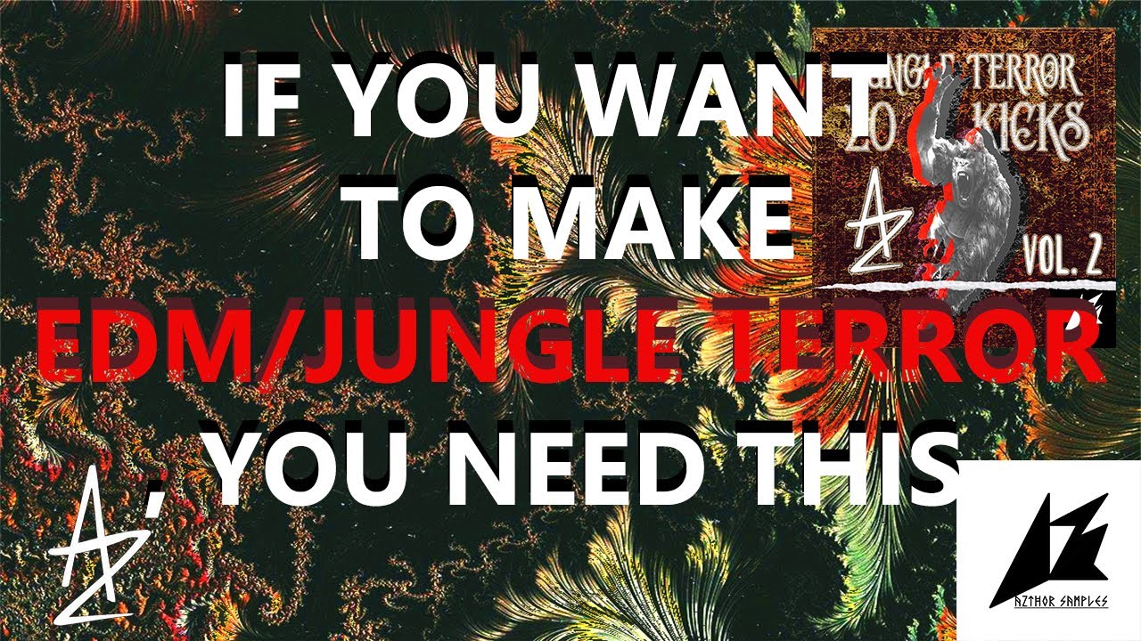 SAMPLE PACK of 20 JUNGLE TERROR KICKS by AZFOR | JUNGLE TERROR SAMPLE PACK 🌴🐊