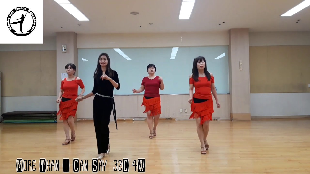 More Than I Can Say (Improver)  Line Dance (Demo & Count) - Eun Hee Yoon (KOR) October 2019