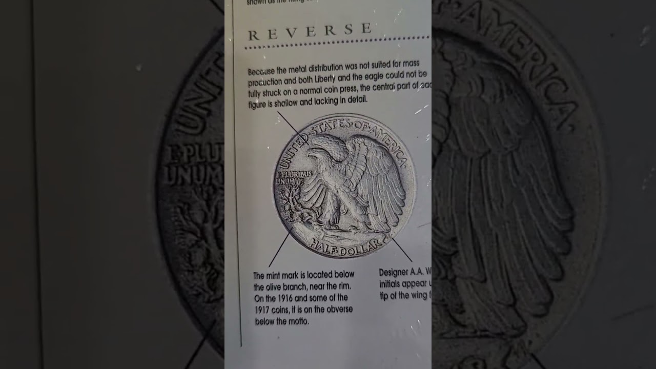 THE Silver Walking Liberty Half Dollar Coin! #coin #money