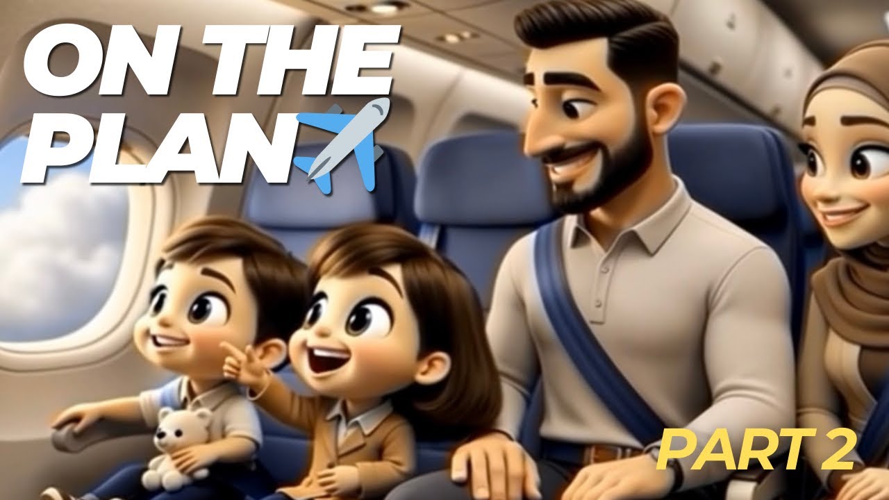 Inside the Airplane ✈️ | English Listening Practice (A1–A2) | Easy Airplane Conversation _Part 2