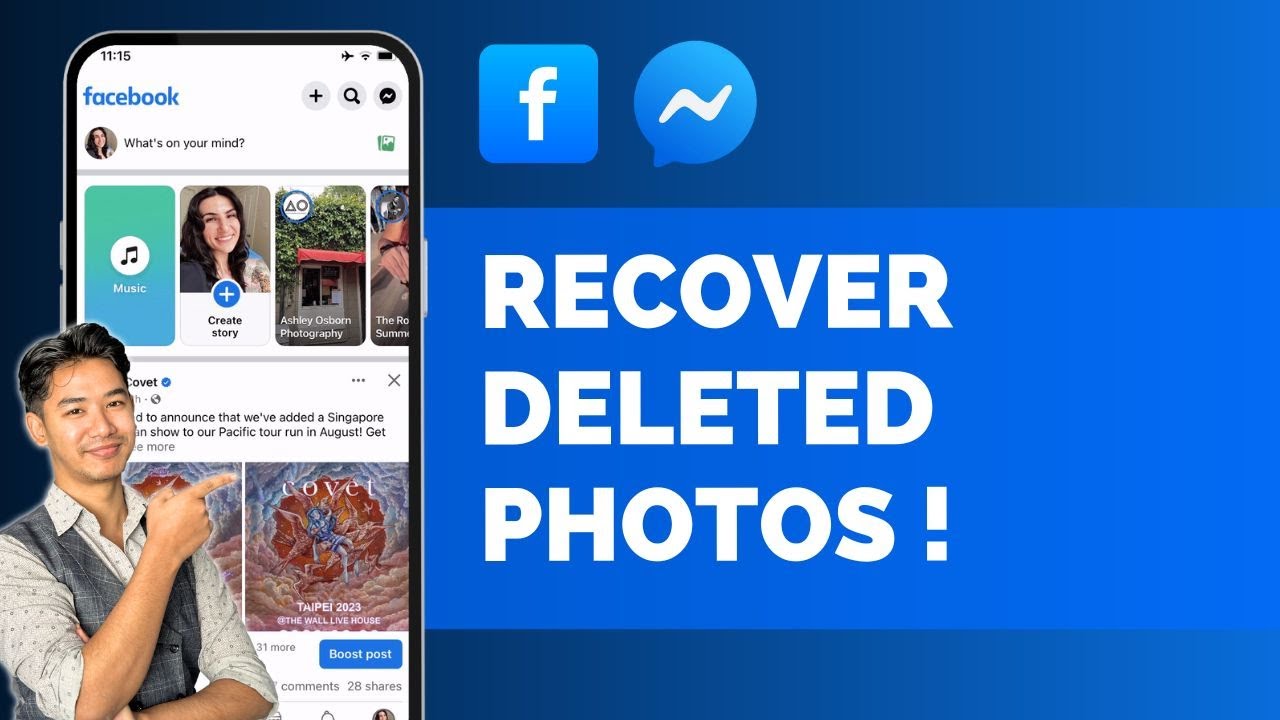How to Recover Deleted Facebook Photos ! [Restore Post and Videos]