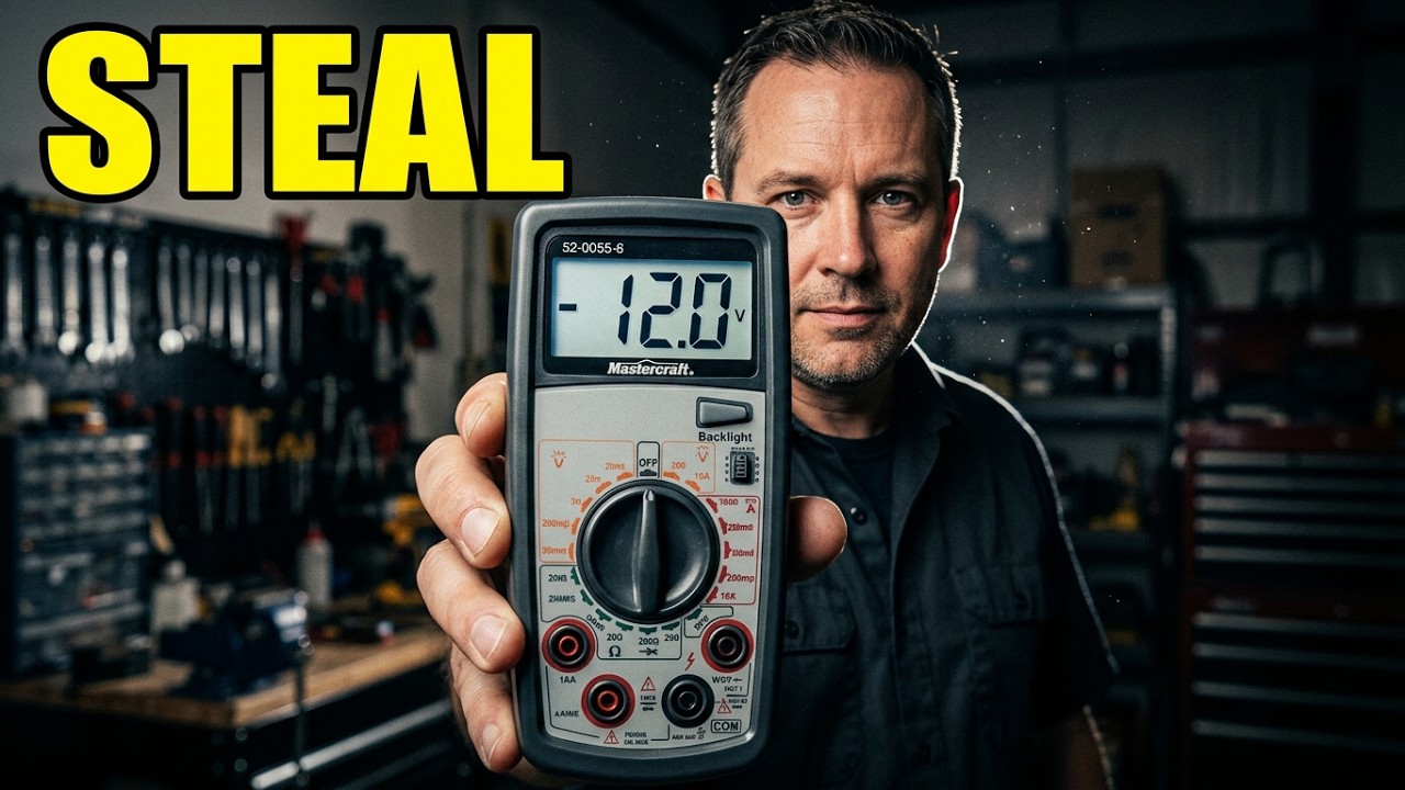 Mastercraft Deluxe Digital Multimeter 52-0055-6