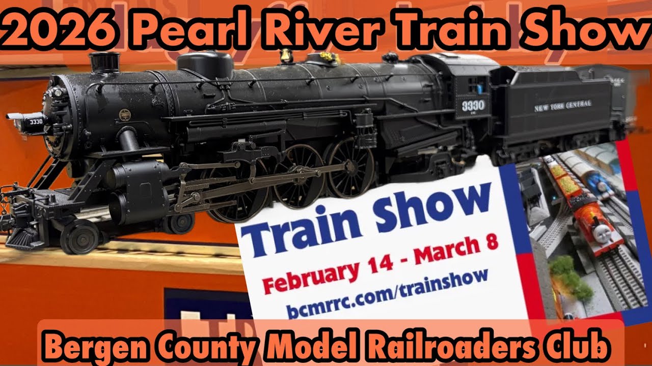 Pearl River NY Train Show 2026 Bergen County Model Railroad Club 