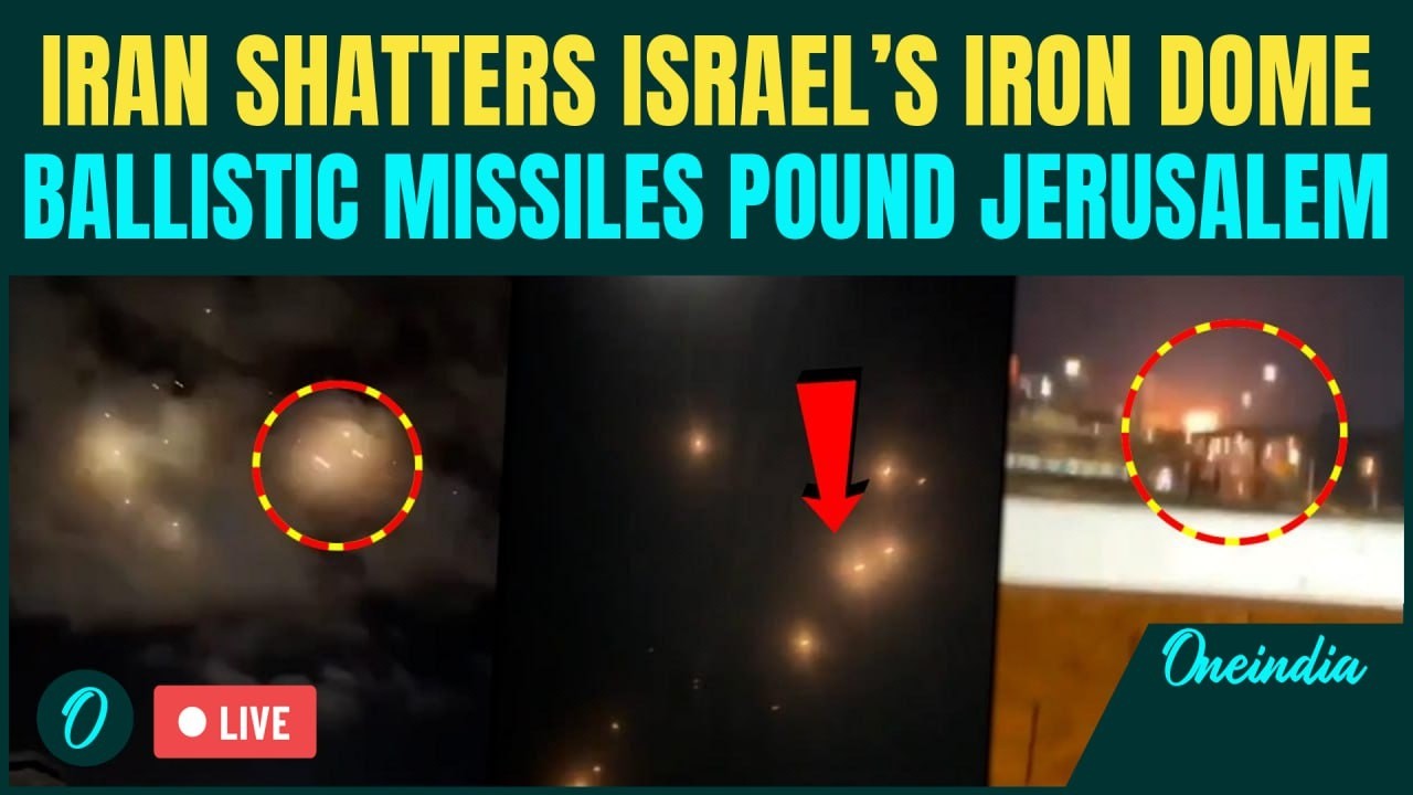 Iran Bombs Israel’s Jerusalem LIVE | Fattah Missiles POUND Israeli City | CHILLING Attack VIDEO