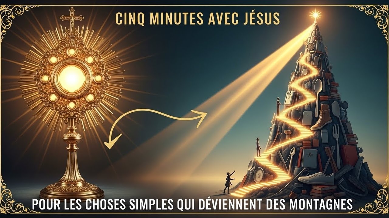Cinq Minutes avec Jésus au Saint-Sacrement : Pour les choses simples qui deviennent des montagnes.