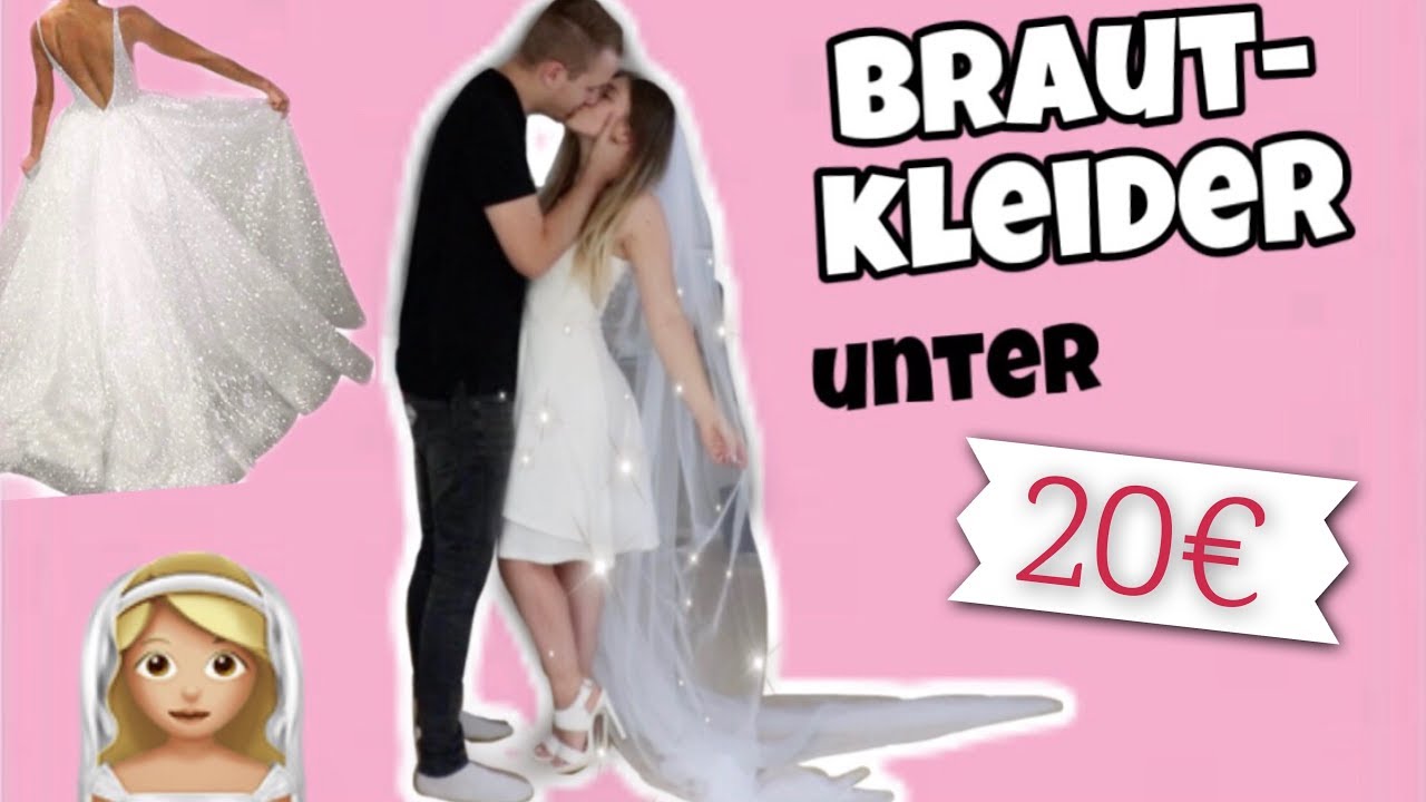 Ich teste HOCHZEITSKLEIDER unter 20&euro;!! 😳 | Bibi