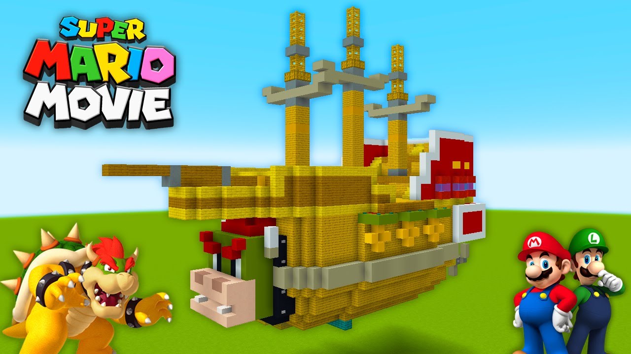 Minecraft Tutorial: How To Make Bowsers Giant Airship 