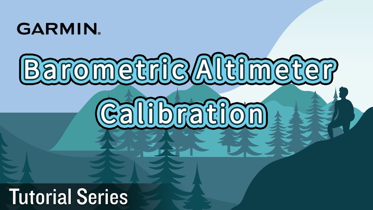 Tutorial - fēnix 6 Pro Solar: Barometric Altimeter Calibration