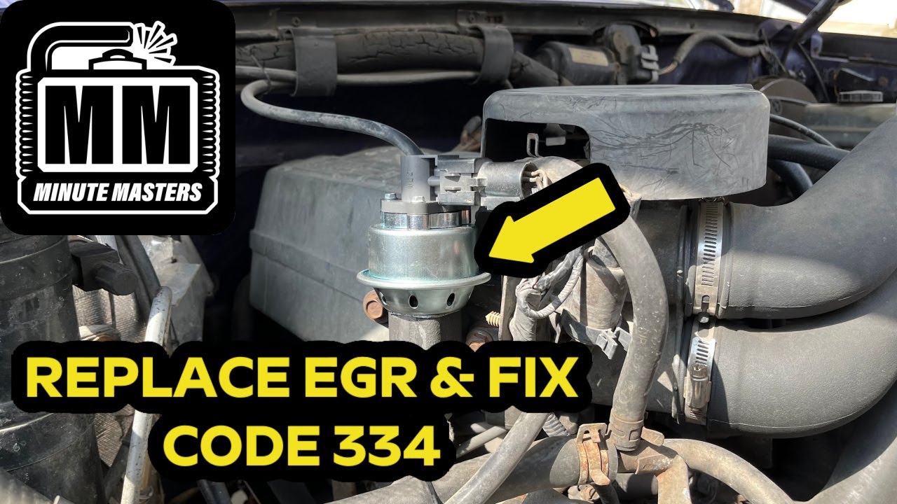 Как заменить клапан EGR — код исправления 334 | Ford F150 1995 года