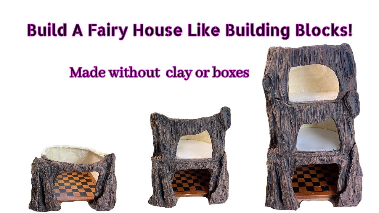 Part 1 DIY Stackable Fairy or Gnome House