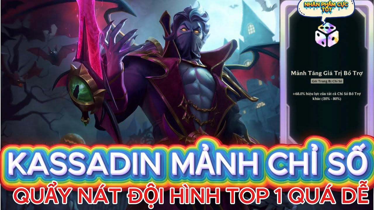 KASSADIN MẢNH CHỈ SỐ QUẨY NÁT VÕ ĐÀI GẶT NHẸ CÁI TOP 1 GHẸT THỞ KHI ĐỐI ĐẦU VỚI TUYỂN THỦ