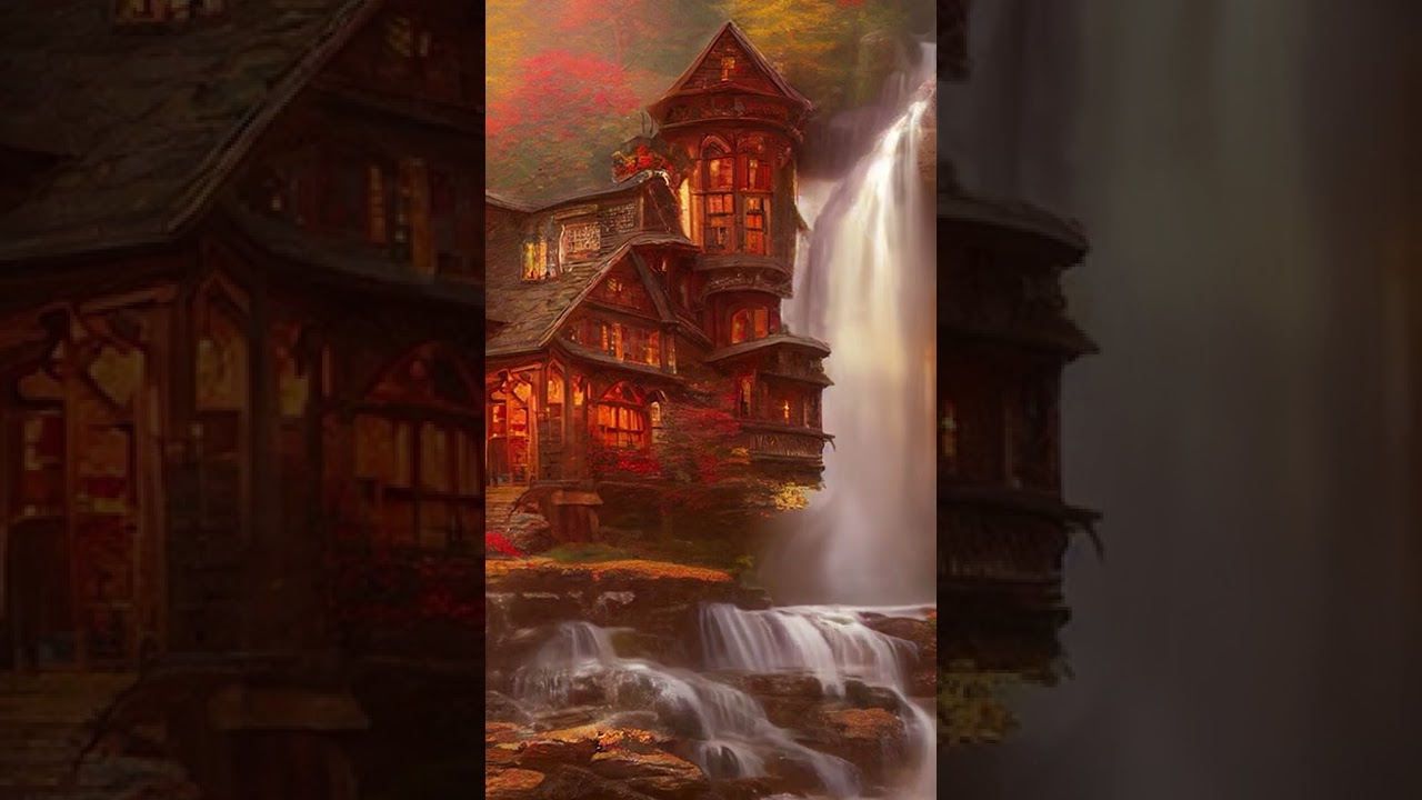 Do You Like to See Original Art Come to Life??? Waterfall Sounds at Link Description 