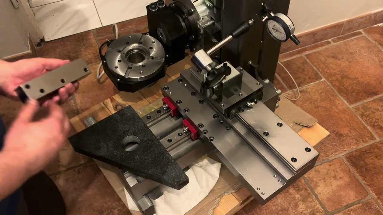 5 axis DIY cnc Z axis NSK LW35 installation and measurements