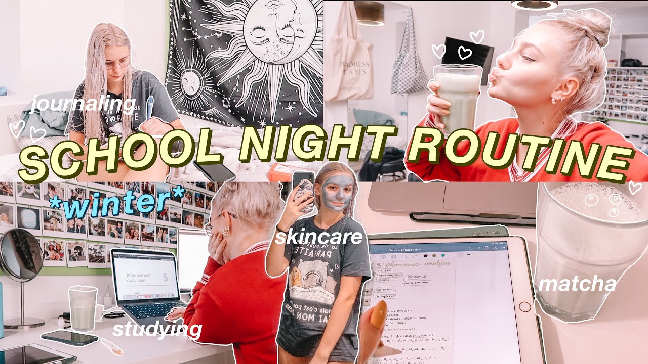 MY SCHOOL NIGHT ROUTINE 2021 *winter edition* University Student