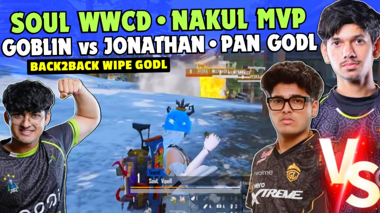 Team SouL WWCD ✅ SouL Goblin Revenge Pan GODL 🍳 Nakul vs Jonathan 🔥 SOUL vs GODL 🥶 iQOOSouL 🥉🚀