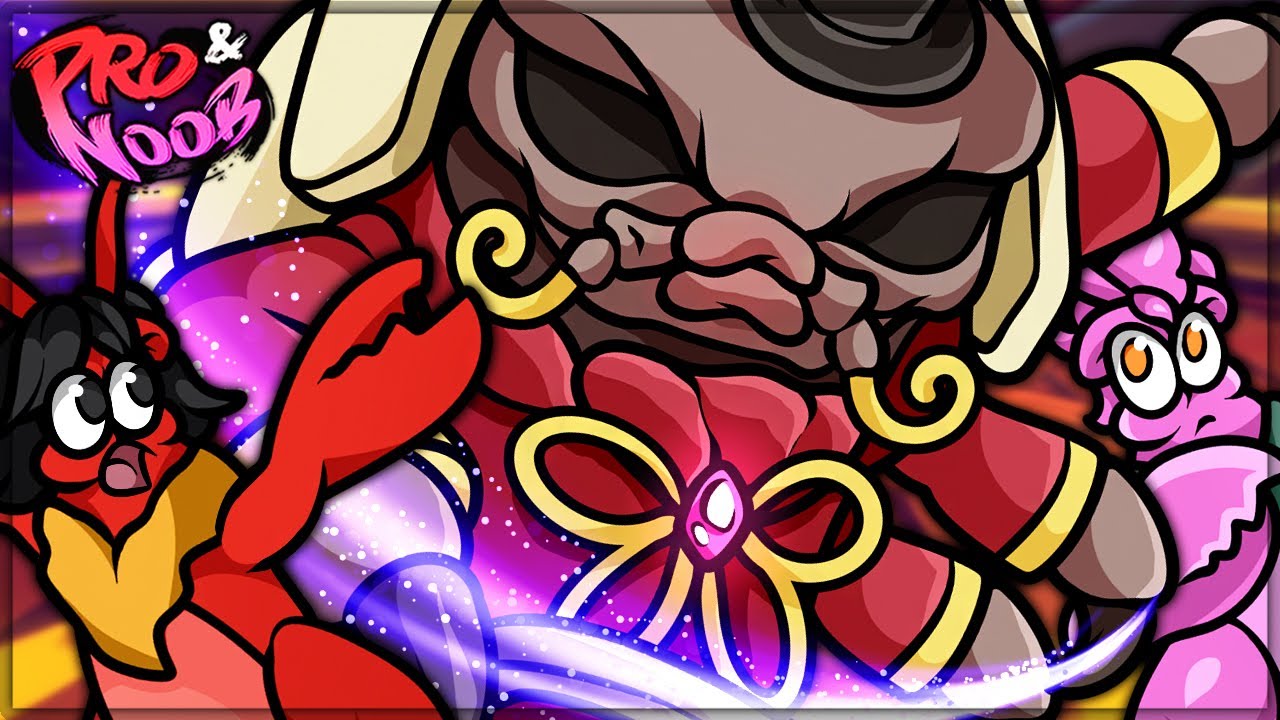 CRAB SOULS MEANS BUISNESS - Another Crabs Treasure VS Pro and Noob! (This Game is Actually VERY Big)