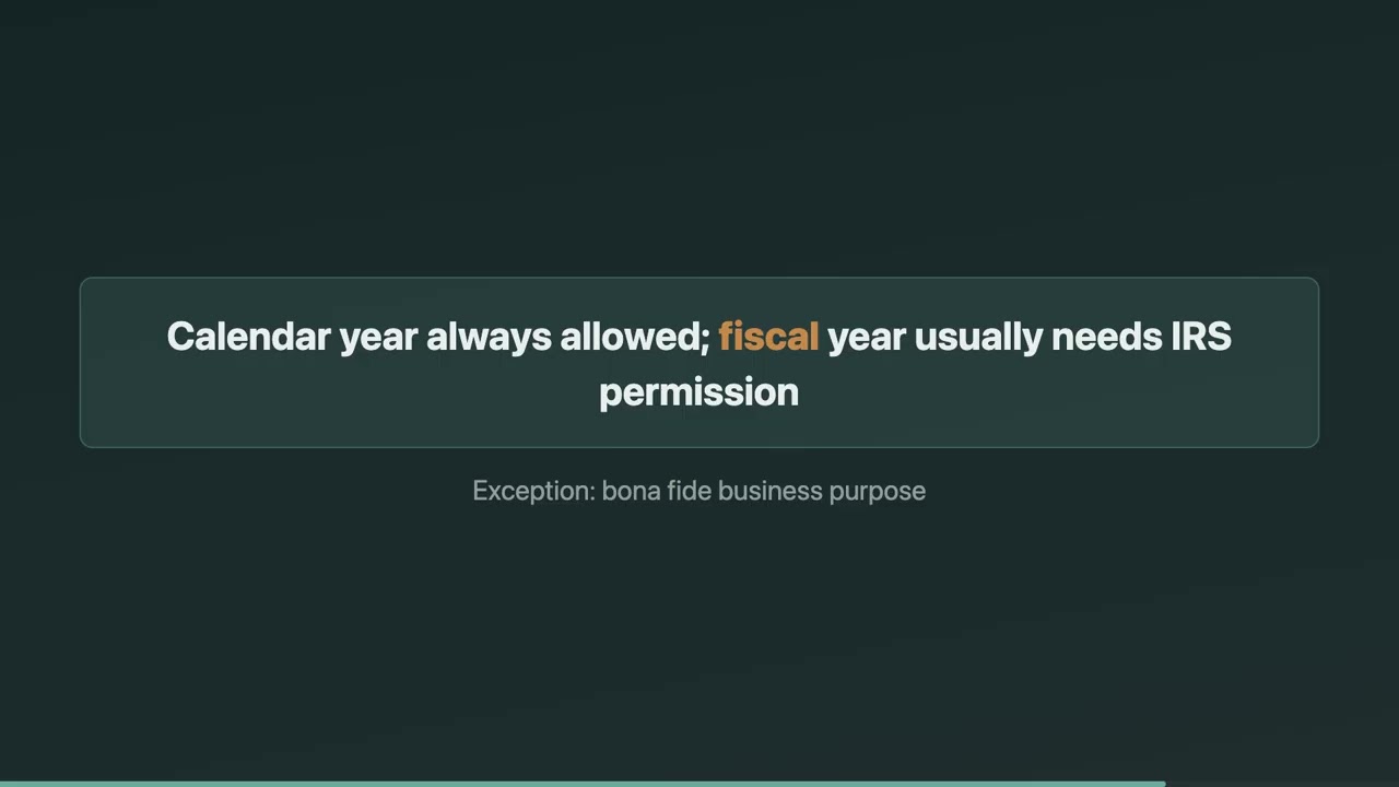 EA Exam Course: S Corporation Basics for the EA Exam: Pass-Through, Limits, and Tax Year Rules