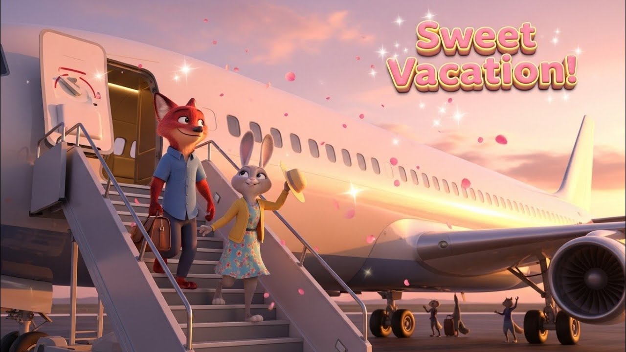 Judy & Nick’s Sweet Vacation 🌸 | Zootopia 3D Animation Short | Cute Couple Adventure! 