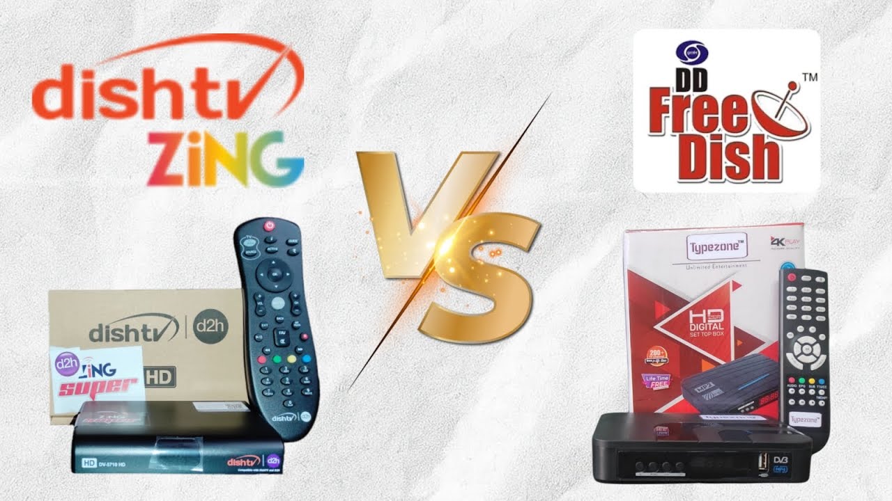 DD Free Dish Vs Dish TV Zing Super FTA Box 🥳 | कौनसा Box है Best?
