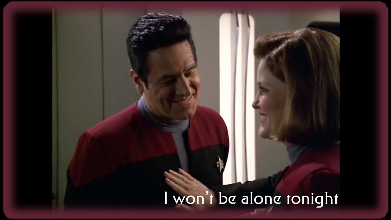 janeway/chakotay | i won't be alone tonight