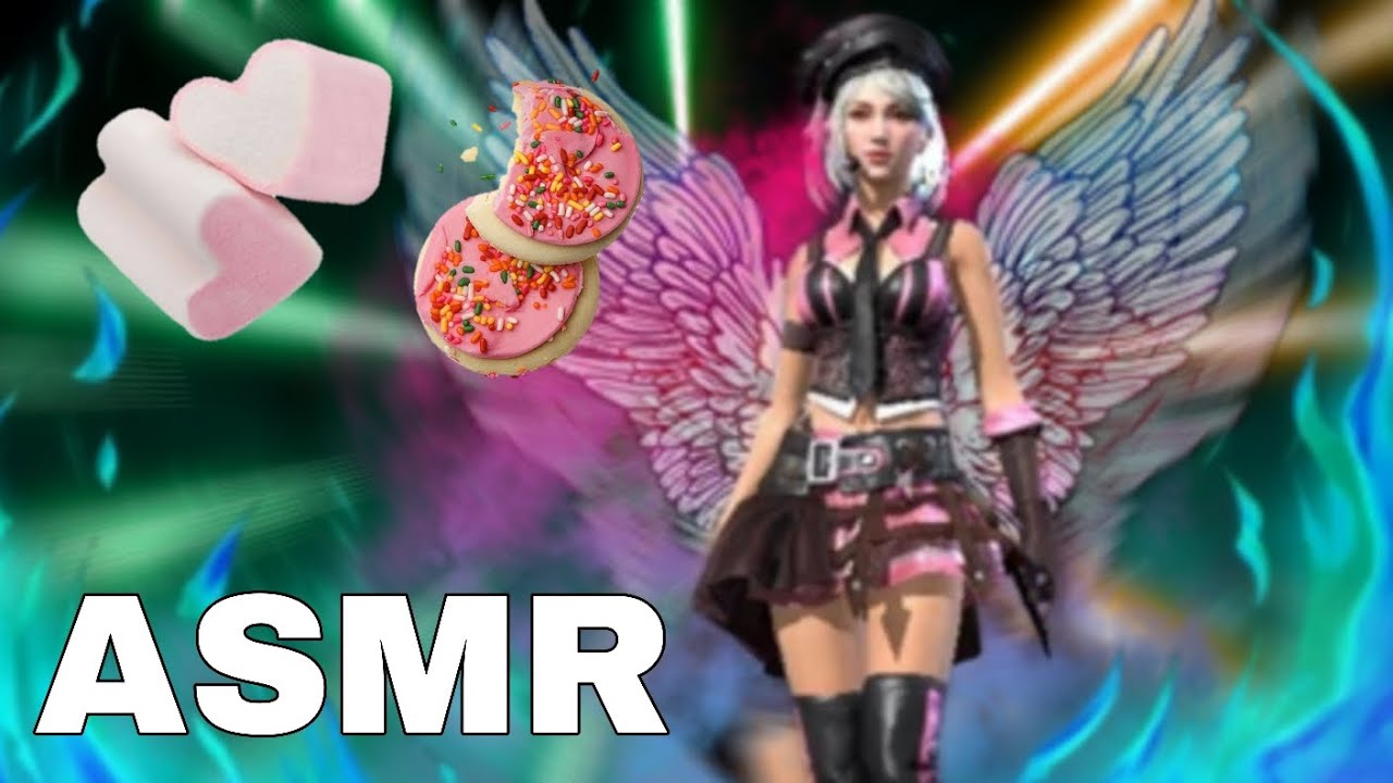 ASMR COMIENDO BOMBONES Y GALLETAS 🫦| asmr free fire 🔥 |