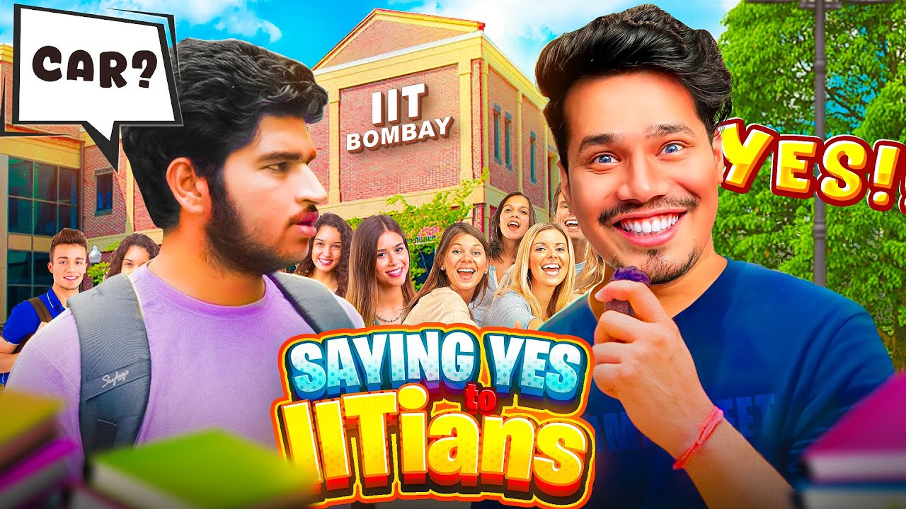 Saying Yes To IITians For 24Hrs ft. @GamerFleet