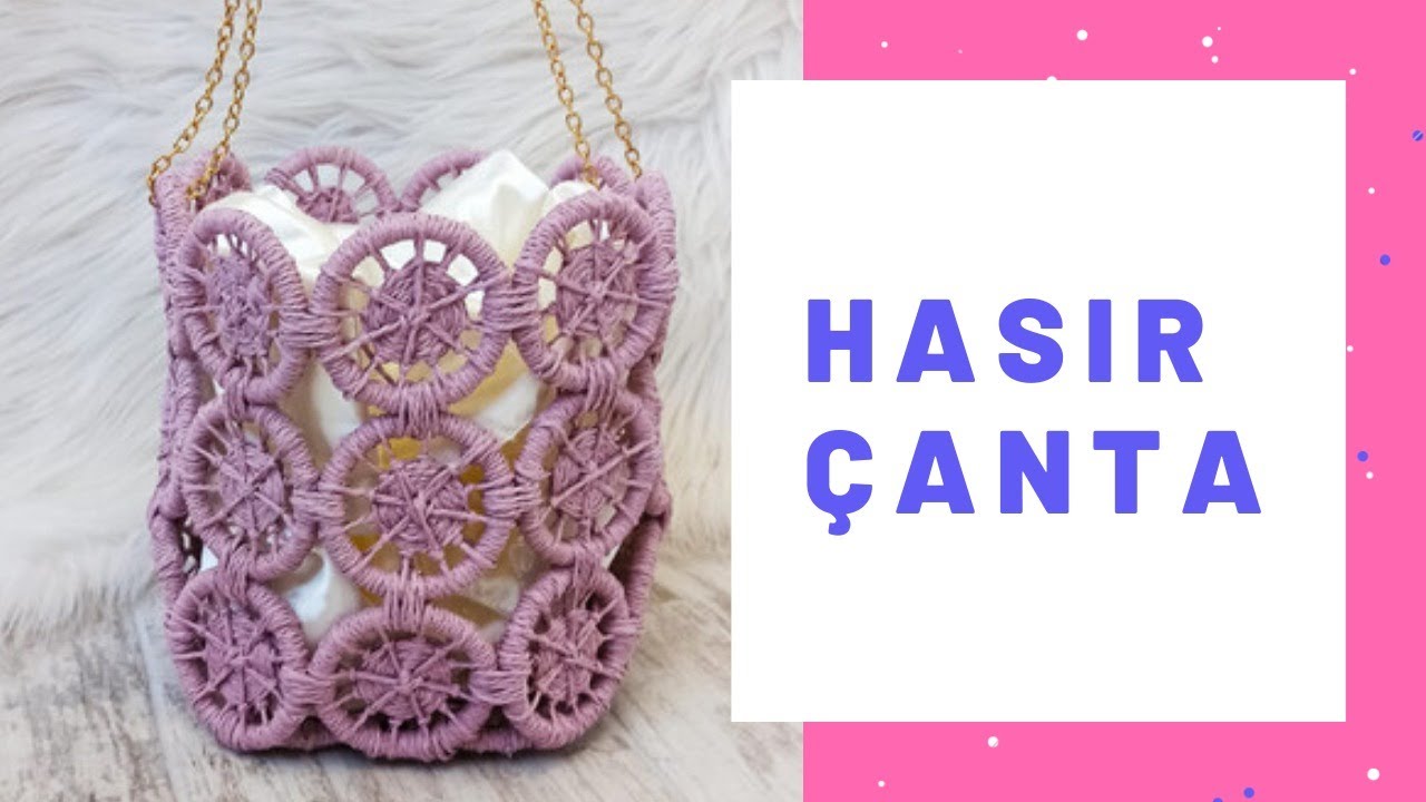 HASIR ÇANTA YAPIMI DIY | KENDİN YAP