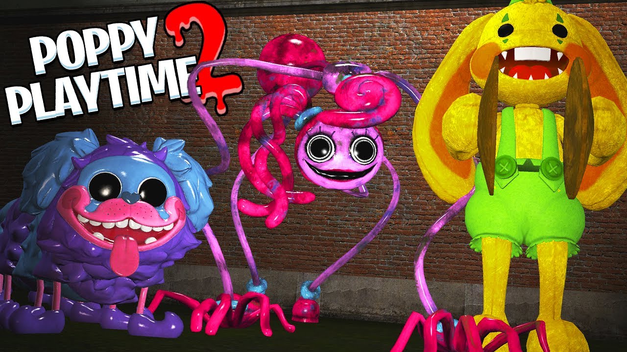 BUNZO, PUGAPILLAR + MOMMY LONG LEGS! (Garry's Mod)
