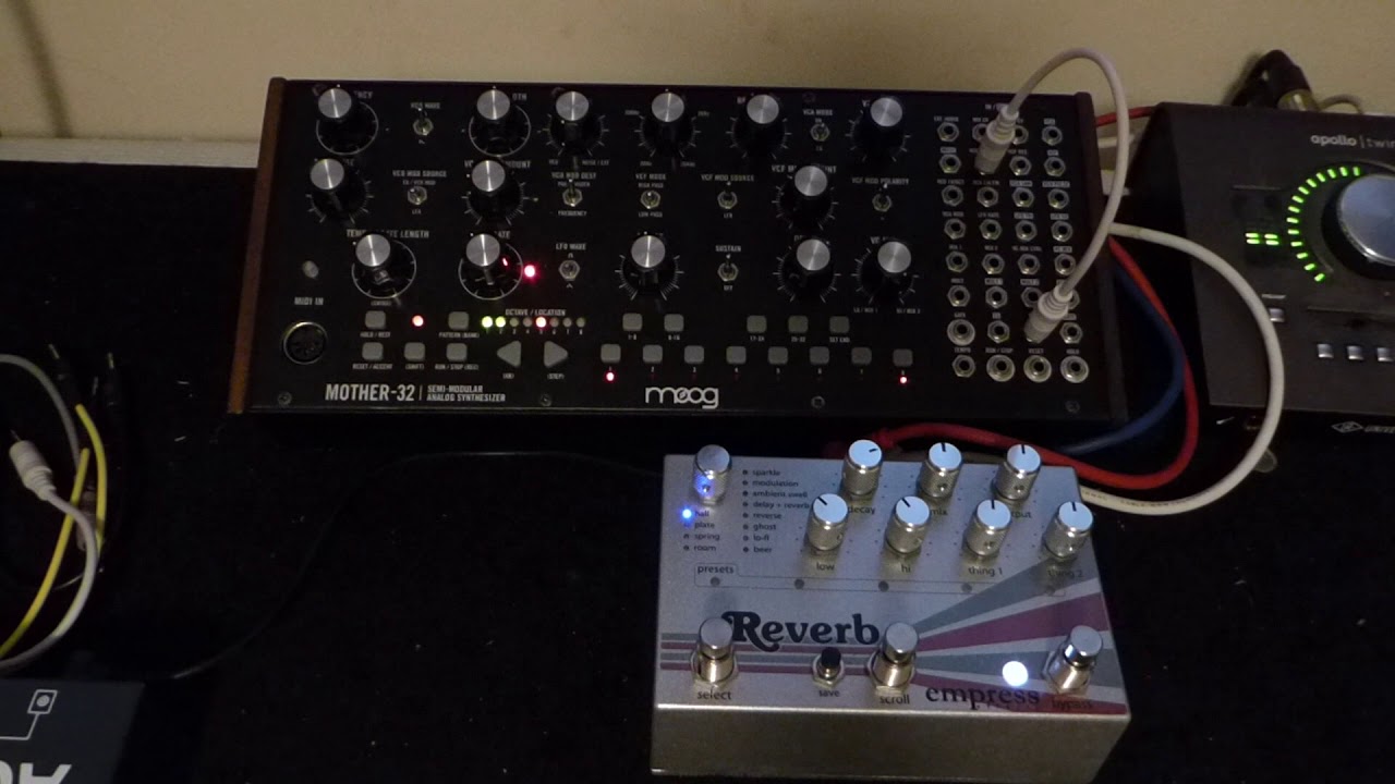 Moog Mother 32 & Empress Effects Reverb