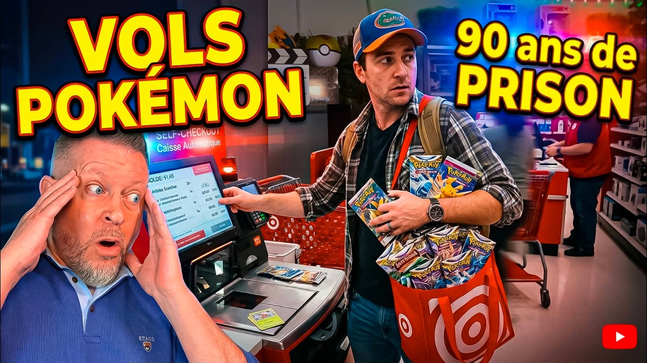 VOLS POKEMON : IL RISQUE 90 ANS de PRISON !