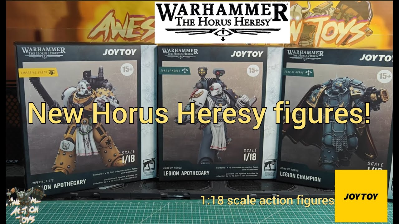 Warhammer Ересь Хоруса Апотекарии и Чемпион Легиона - Имперские Кулаки и Сыны Хоруса 1:18.