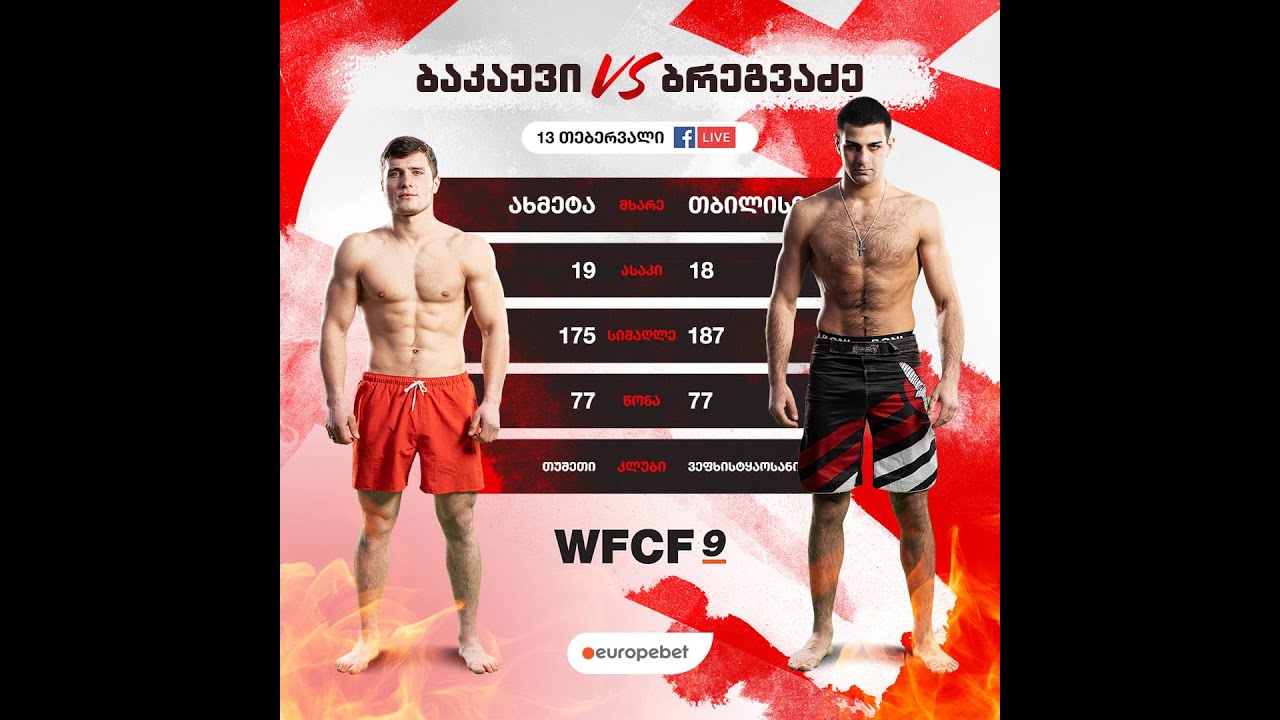 Luka Bregvadze VS Ibragim Bakaevi ( WFCF 9 )