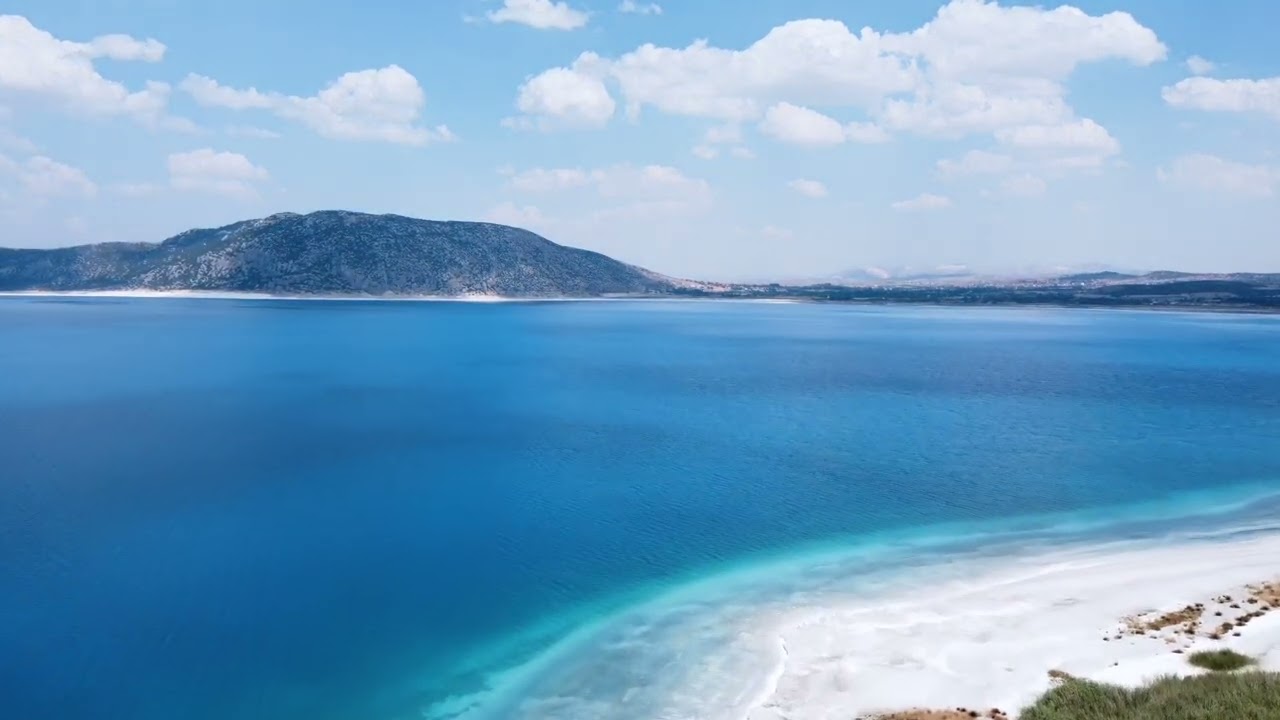 Salda Gölü- Salda Lake, Burdur. 4K ( UHD ) Aka Maldives of Turkey