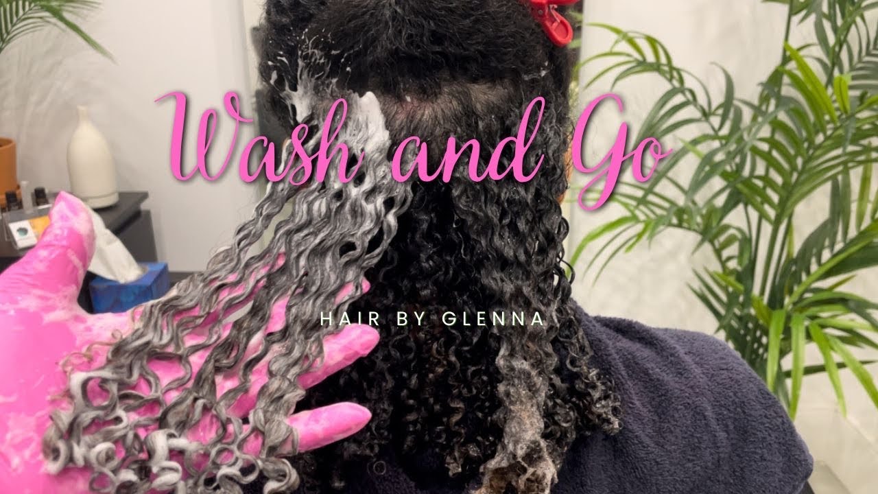 WASH AND GO + Hair Cut |  The Doux Mousse Def Texture Foam