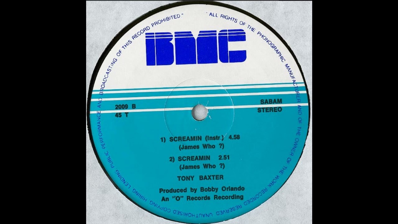 TONY BAXTER - Screamin' (James Who ?)(Mix 2)