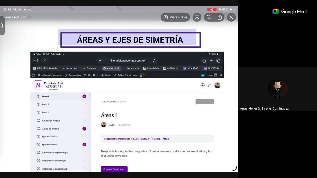 3. AREAS Y EJES DE SIMETRIA