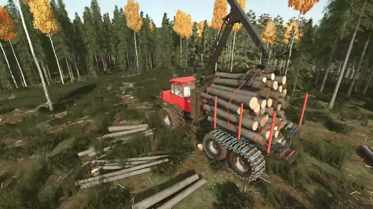 Farming Simlator 25 \Scandinavian_Forest\ 1Ep/ Selfmade Forwarder