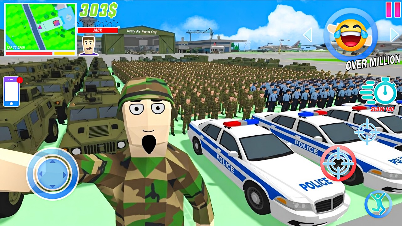 Richie Become Military Join Force in Dude theft wars.😎