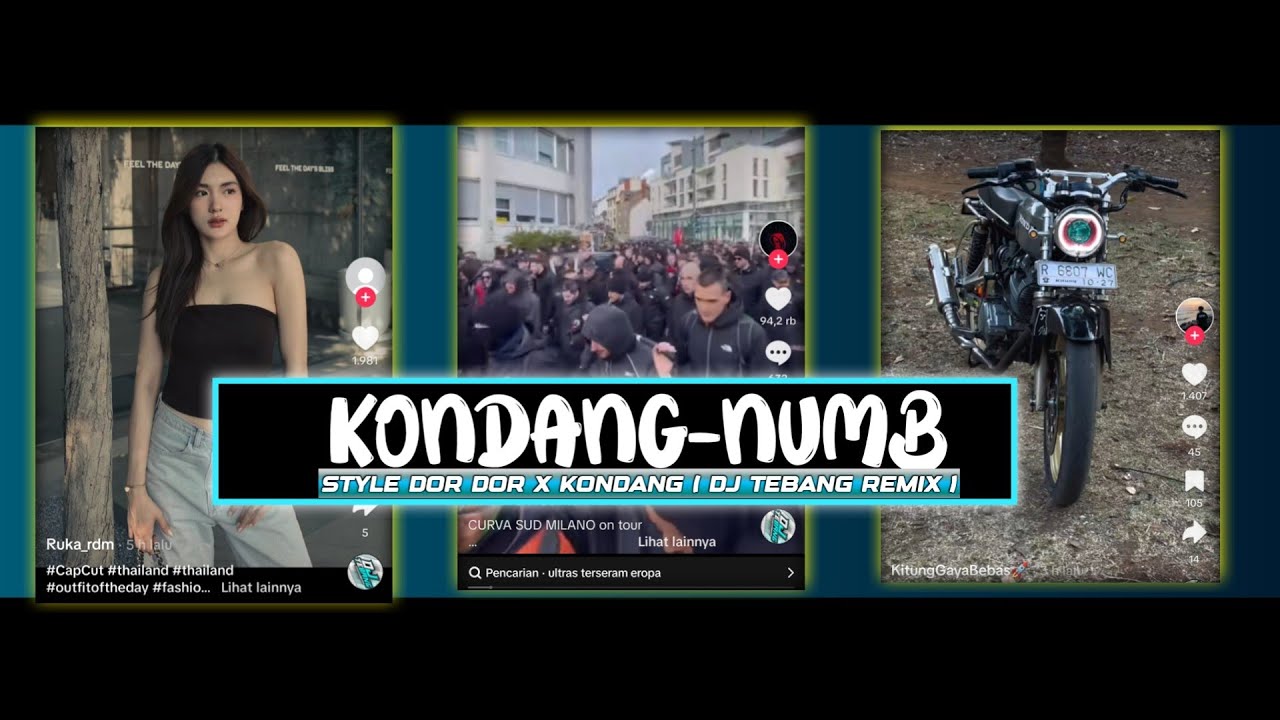DJ Lagu Barat!! Numb ft Yousumeda Remix Kondang (Dj tebang remix