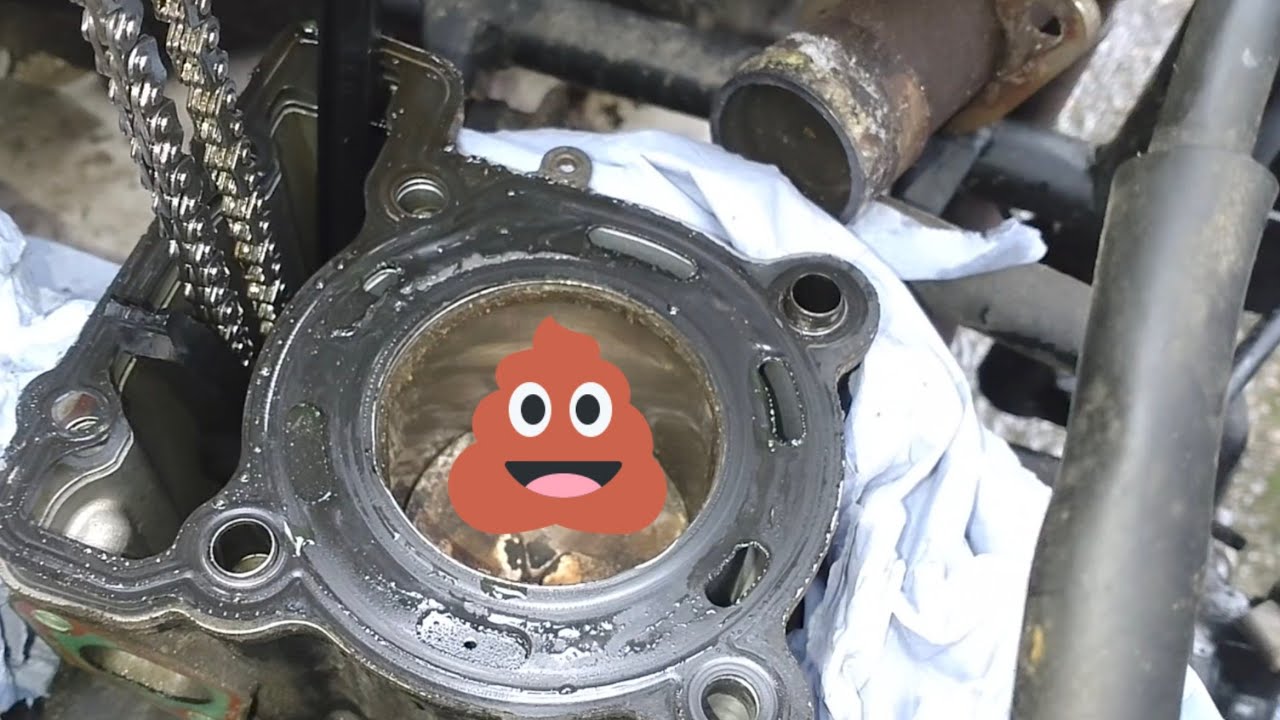 Lexmoto LXR - foreign object trapped in the cylinder of the engine