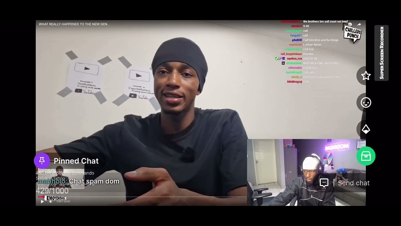 Sonwabile crashes out about Hotshotaron on stream💔