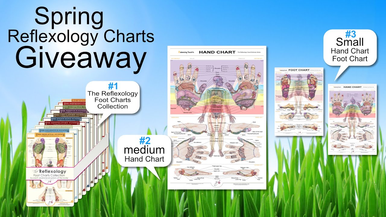 Reflexology Charts Giveaway at Balancing Touch Reflexology Spring 2021