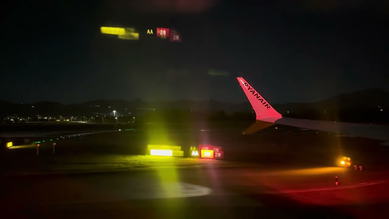 Takeoff from Milan Bergamo Airport (BGY) 26/11/23