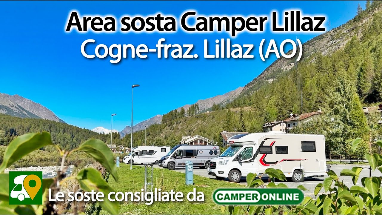 Le aree di sosta segnalate da CamperOnLine: Area Sosta Camper Lillaz