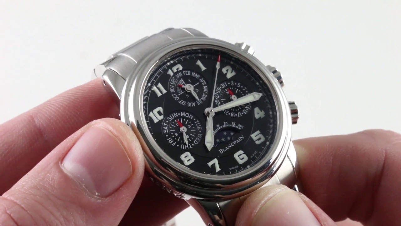 Blancpain Leman Perpetual Calendar Chronograph 2585F-1130-71 Luxury Watch Review