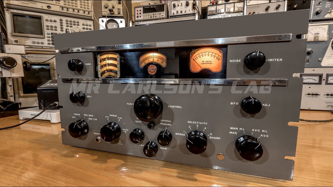 Finished! Restored 1940's Secret Listening Post Receiver, See And Hear It Operate! The RCA CR-88