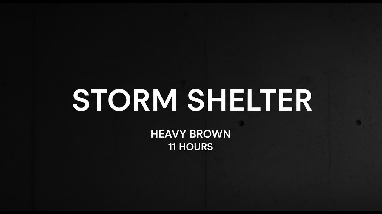 Distant Storm Shelter | Heavy Low Frequency Sleep Sound